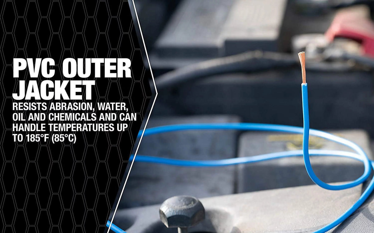 16-Gauge Primary Wire, 100-Feet, Blue Z481707