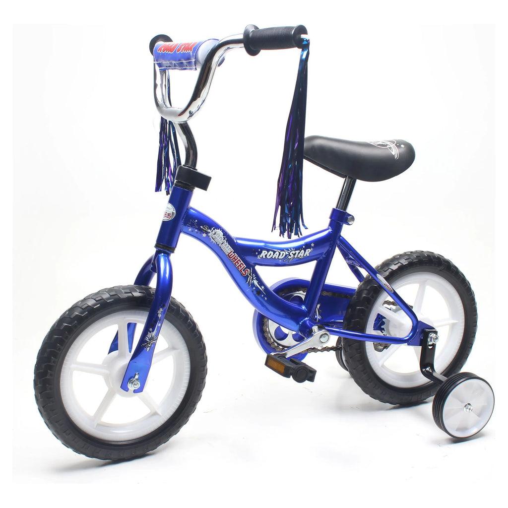 12 In. Kids Bike with Training Wheels Blue I922