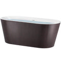 Freestanding Soaking Fiberglass Bathtub M50868