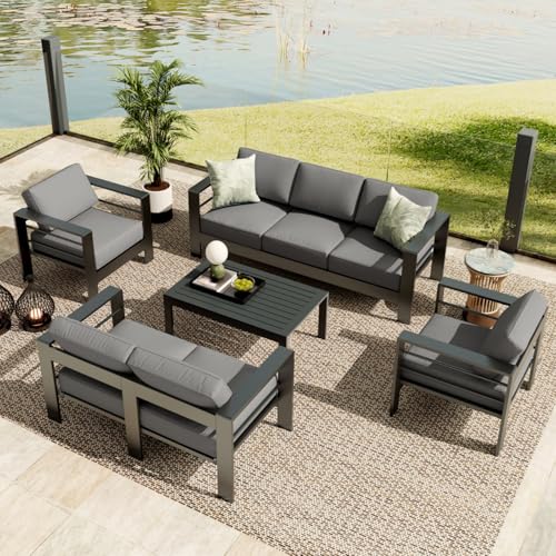 7 Seats Aluminum Patio Furniture Set G555