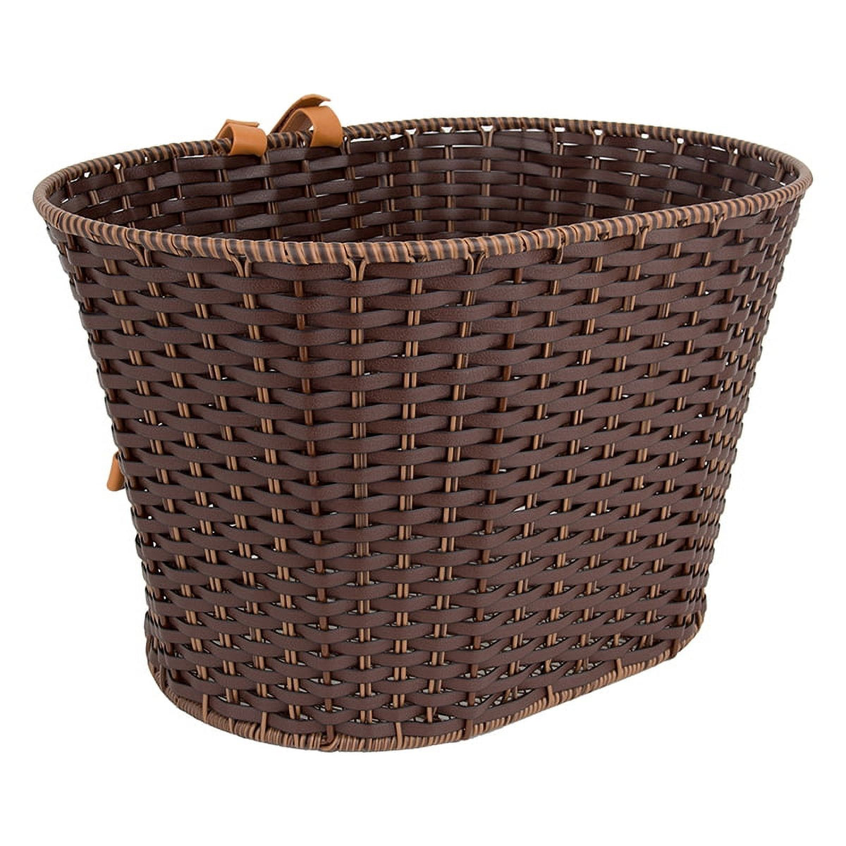 Mahogany Rattan Basket 15x11x9.5 Y4896