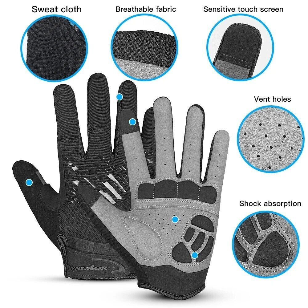 Full Finger Breathable Gel Pad Cycling Gloves Z26440