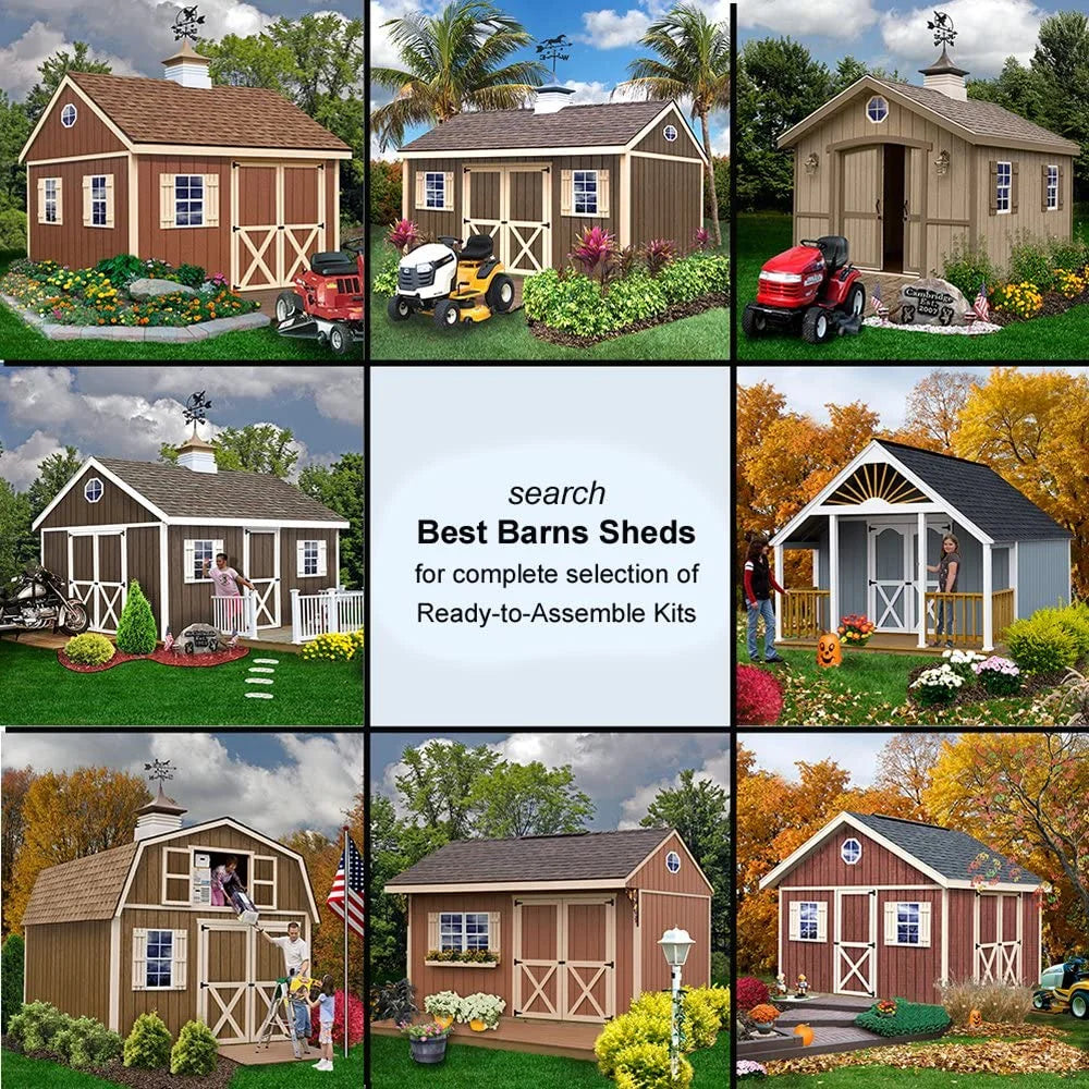 12X12 Wood Shed Kit H796656