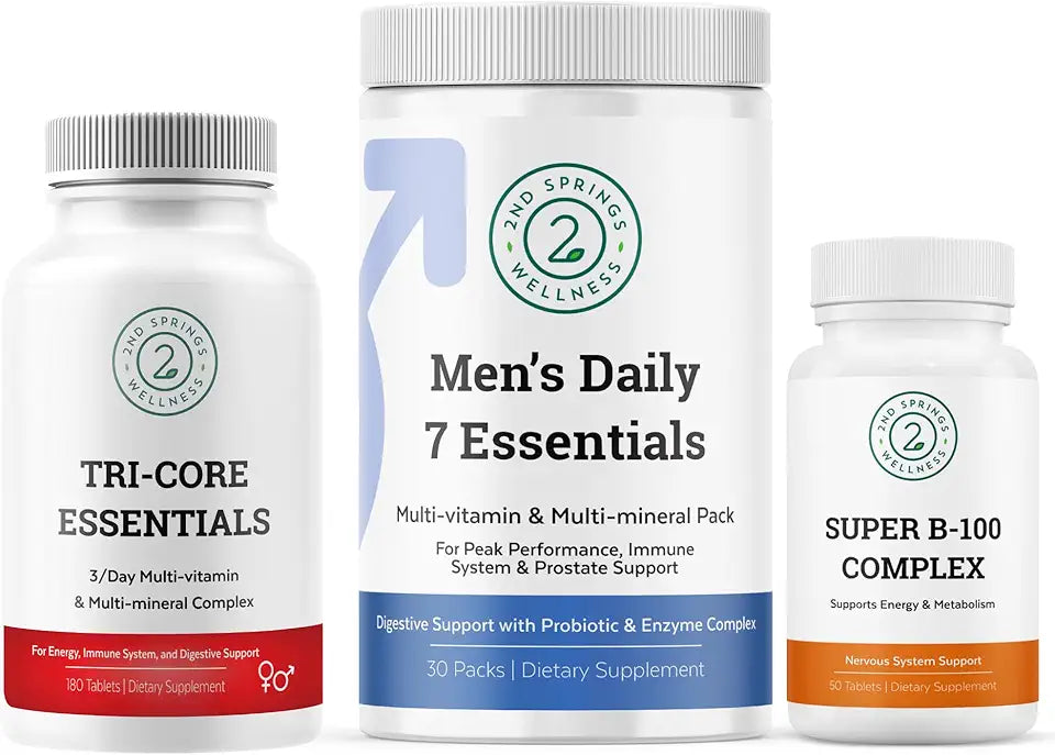 B100 Complex + Daily Multivitamin Multimineral Complex Bundle L1775