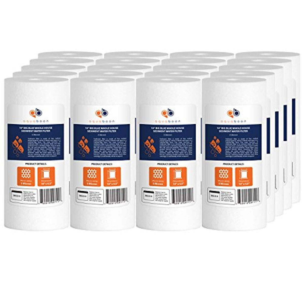 10 inch x 4.5 inch 5 Micron Sediment Water Filter Q426