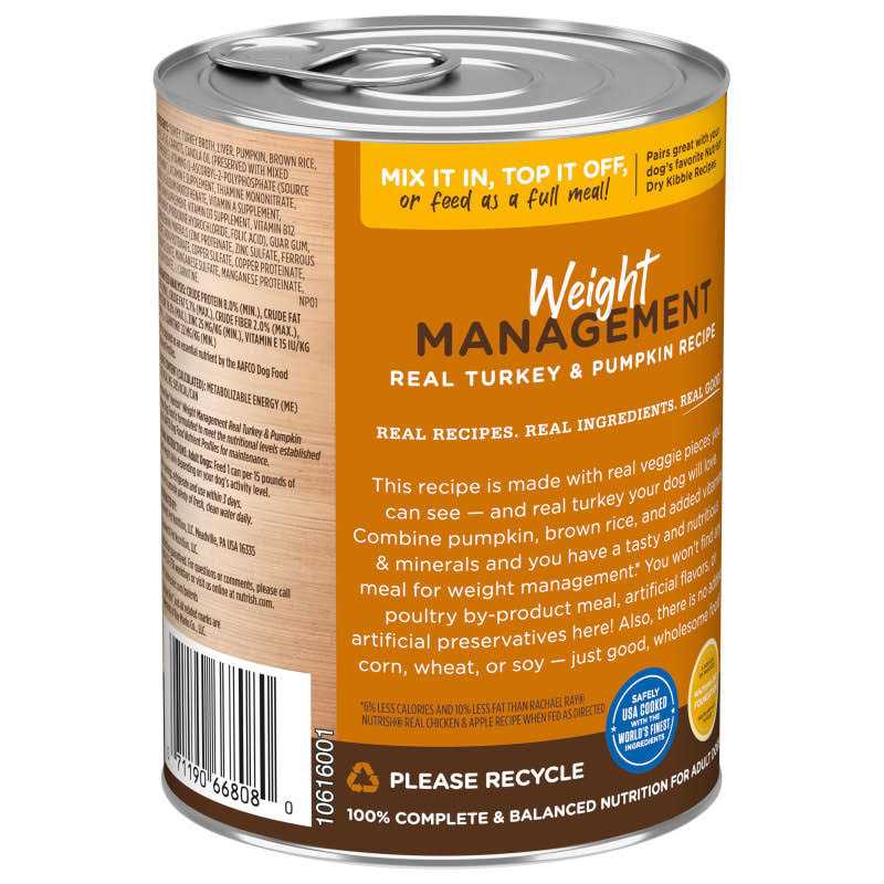 Real Turkey & Pumpkin Recipe Wet Dog Food D38795