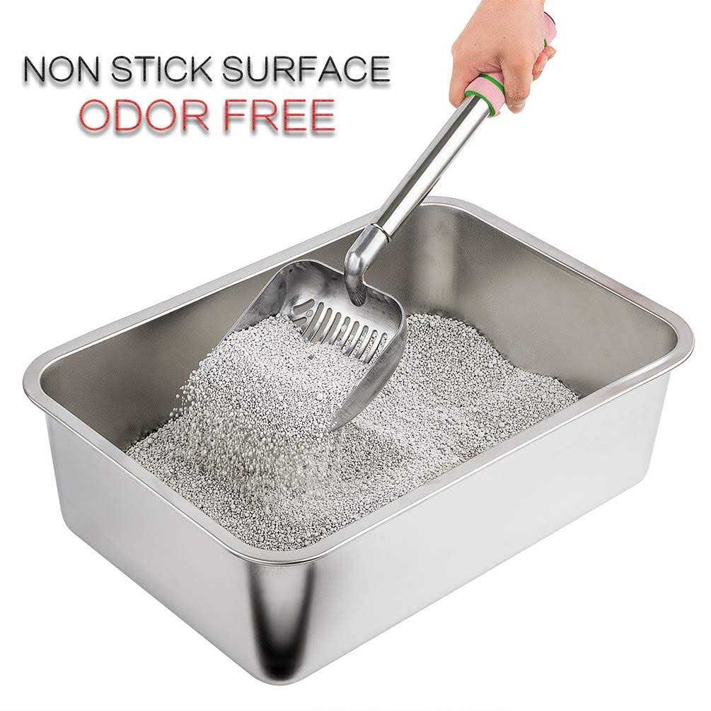 Stainless Steel Cat and Rabbit Litter Box U98109