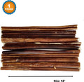12 Inch Bully Stick for Dogs 1 Pound Bag Natural Beef Dental Chews T3905