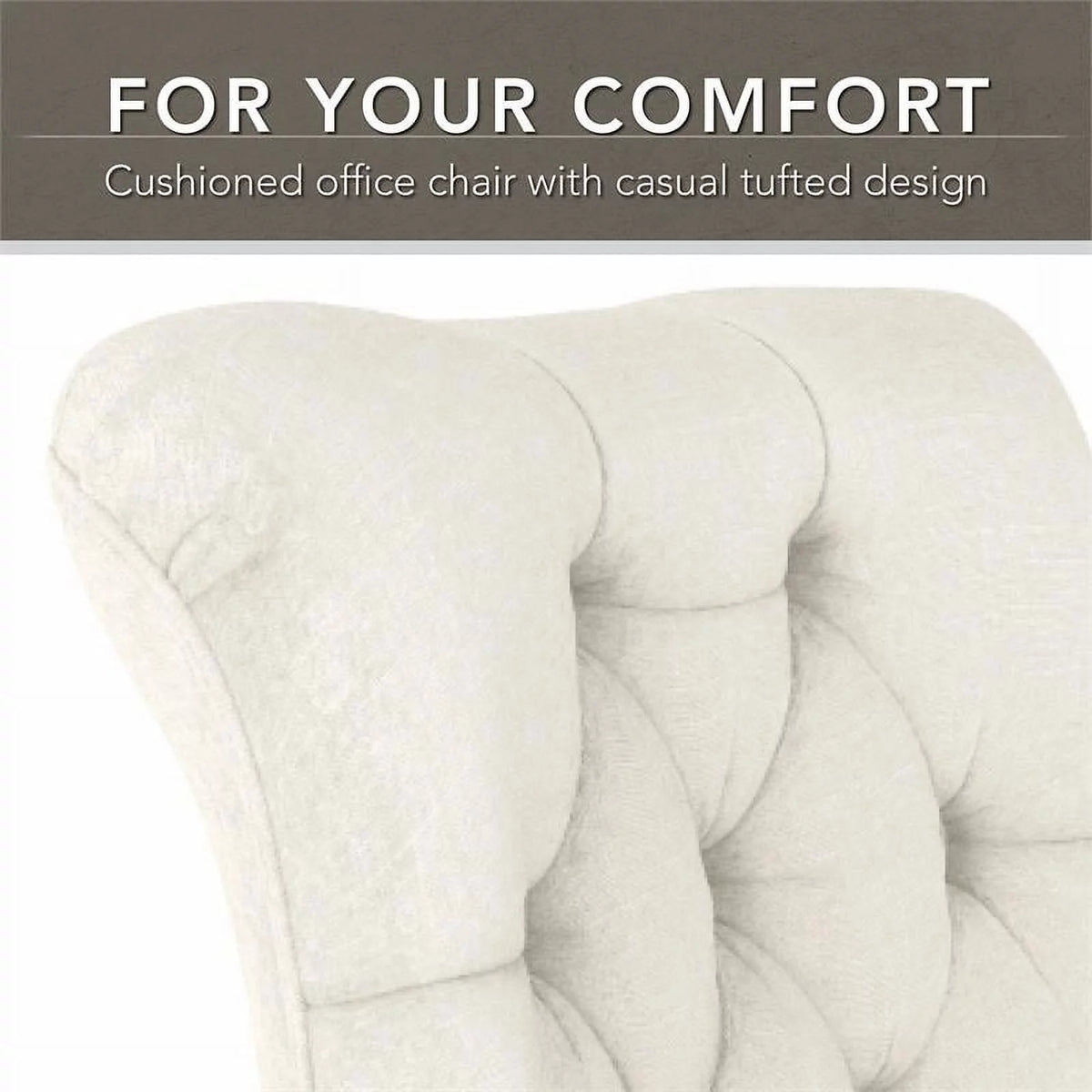 Cream Fabric Office Chair P480