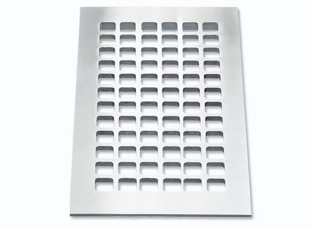 6" X 12" Silver Floor Grille F885850