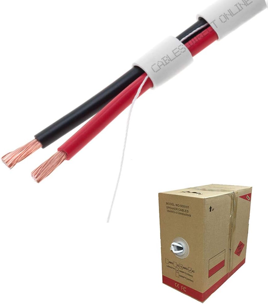 18AWG CL2 Bulk Speaker Wire Z684