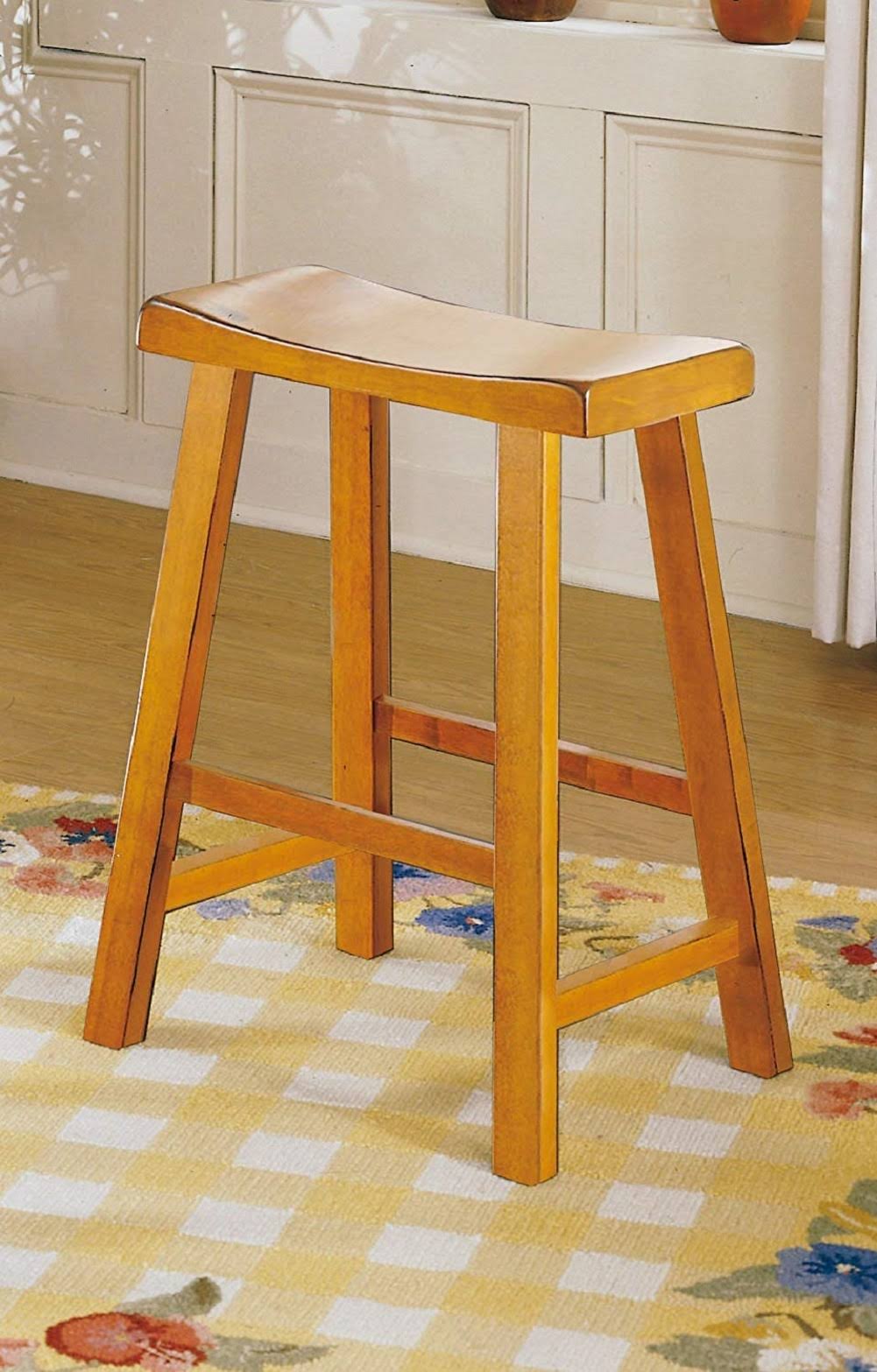 Oak Stool Set of 2 N6305