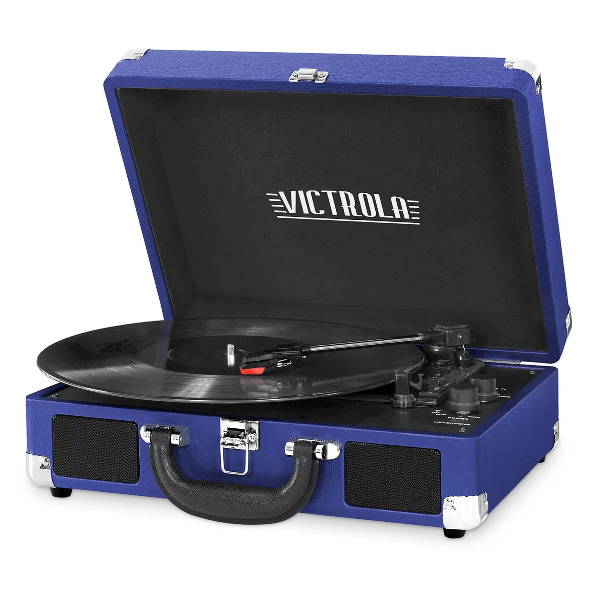 Bluetooth Suitcase Record Player with 3-speed Turntable K6820