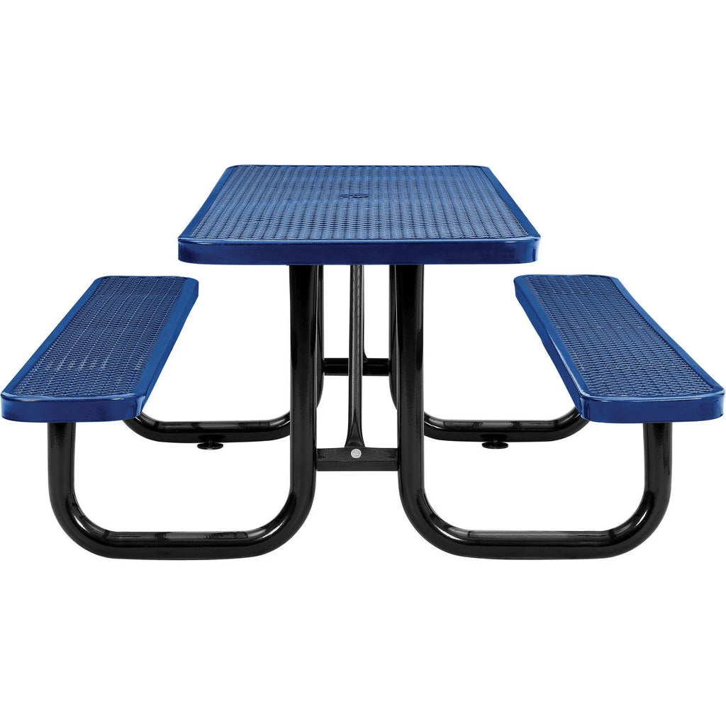 Blue Rectangular Picnic Table J968168