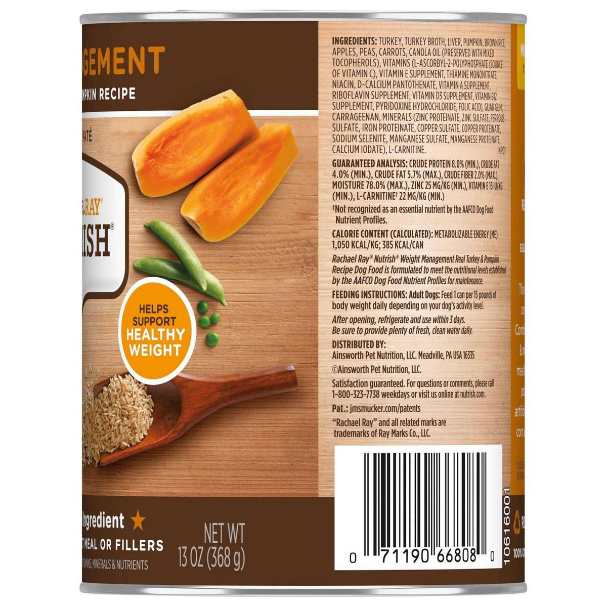 Real Turkey & Pumpkin Recipe Wet Dog Food D38795