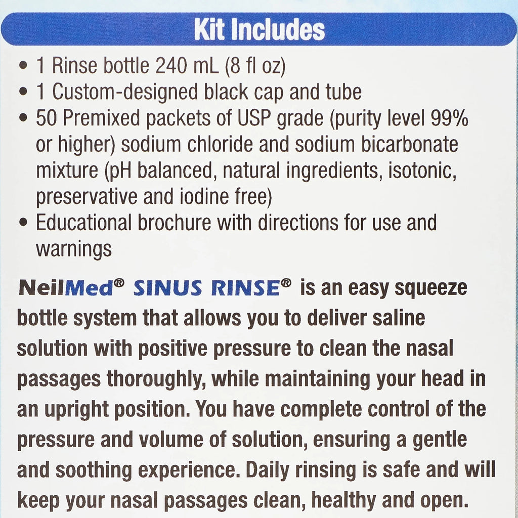 Sinus Nasal Rinse Kit, 50 count Q459