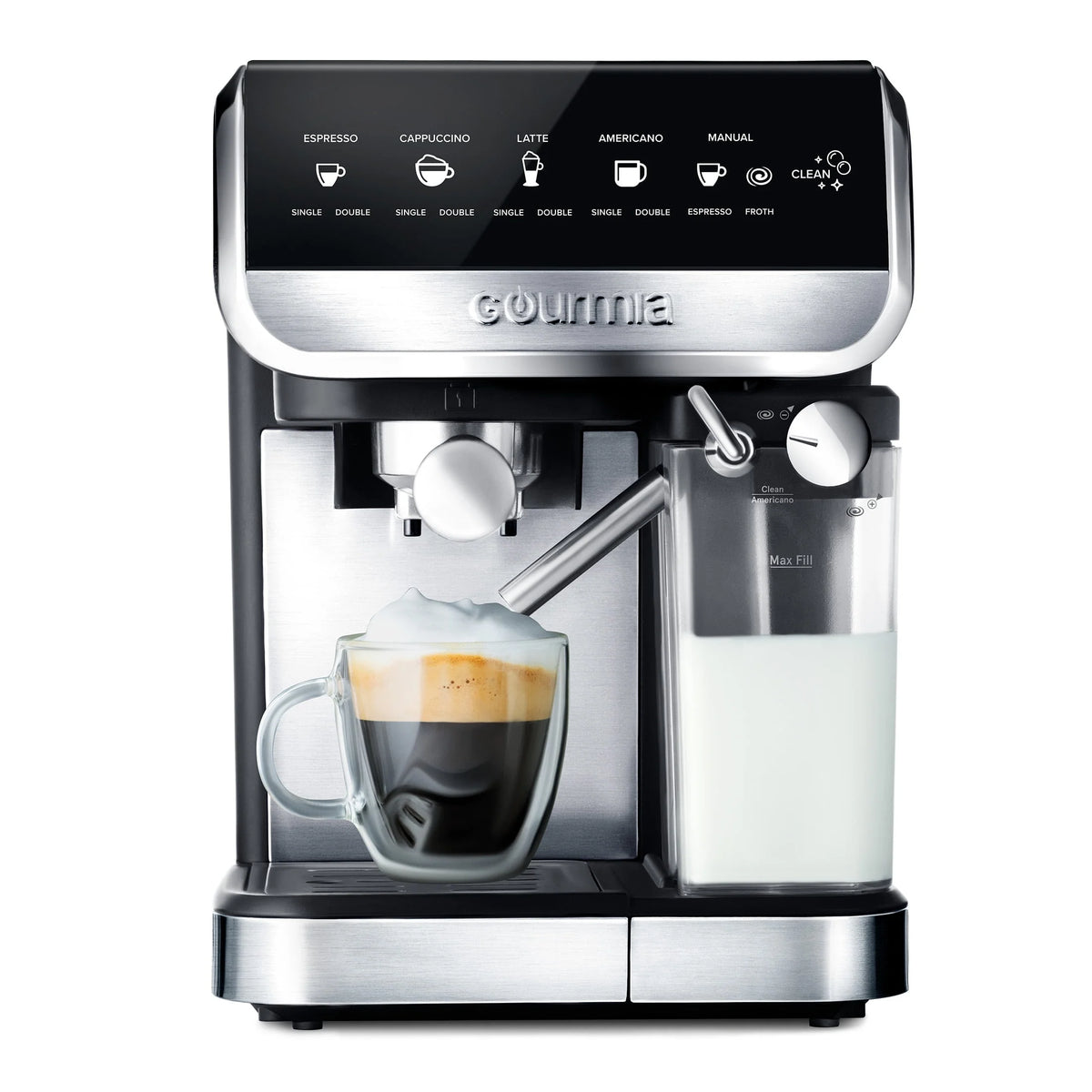 Espresso, Cappuccino, Latte & Americano Maker with Automatic Frothing L245