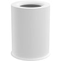 White Steel Painted 5L Trash Can E447408