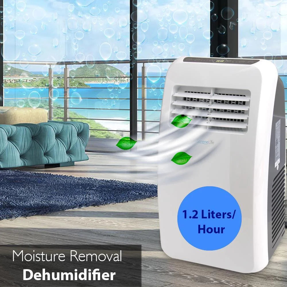 8,000 BTU Portable Air Conditioner with Dehumidifier and Fan Modes Y5302