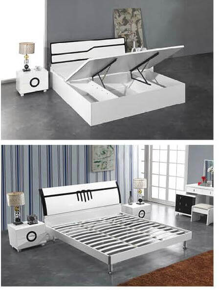 King Size Bed Nightstand Dresser Wardrobe K74520