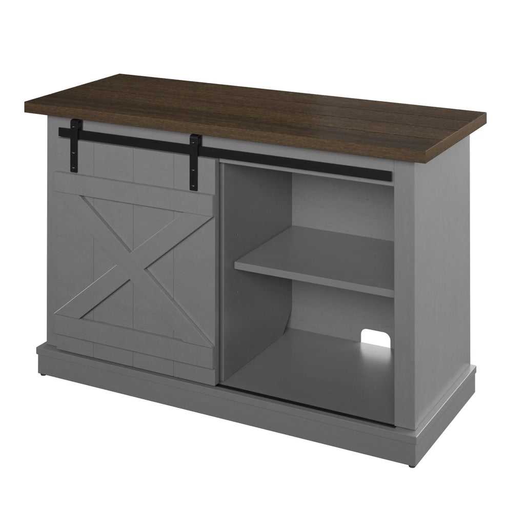 White Farmhouse TV Stand C541