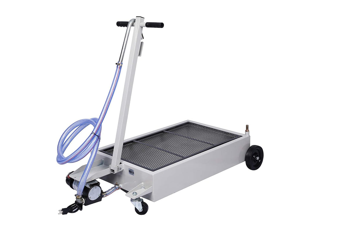 17-Gallon Oil Drain Pan with Electric Pump B23833