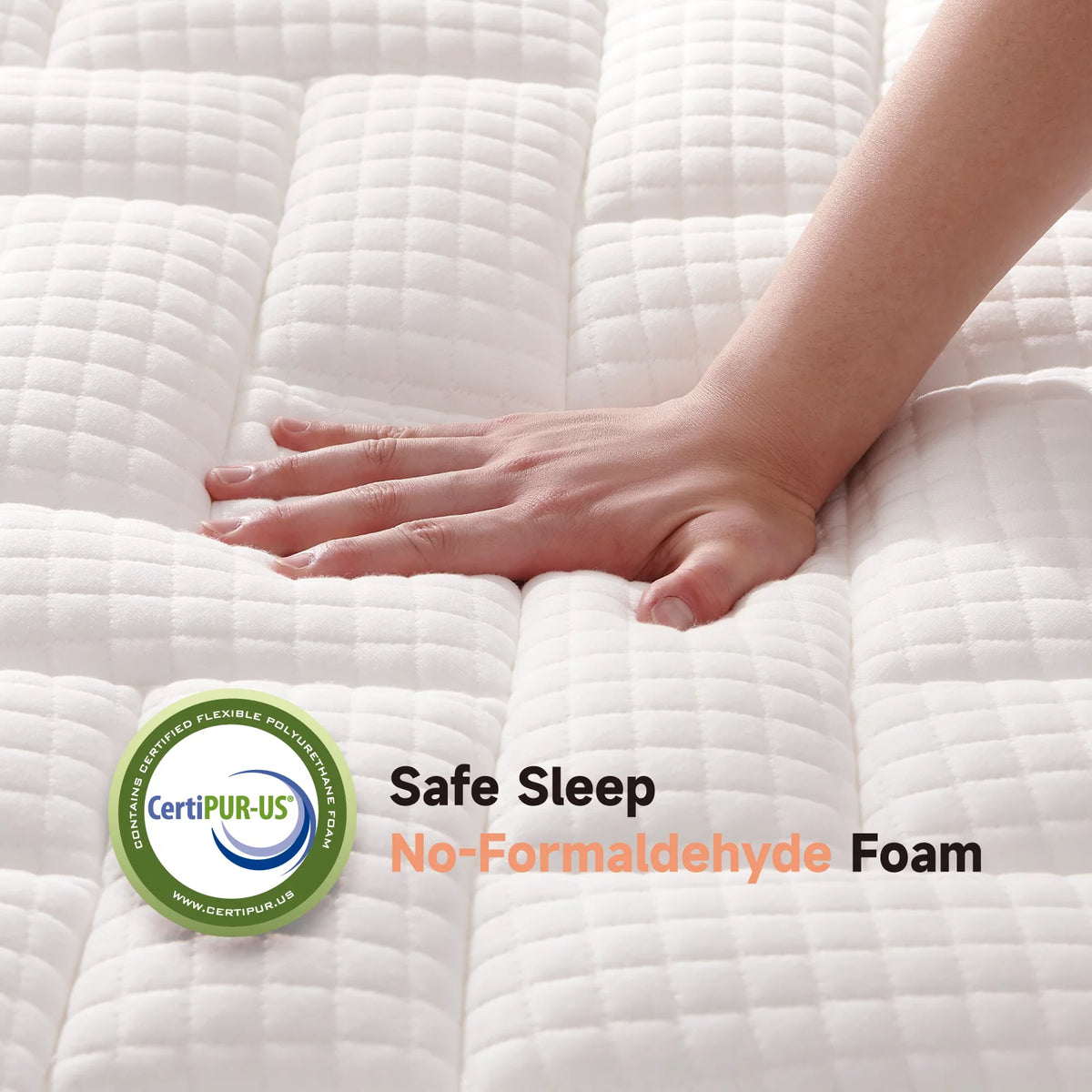 Full Size 10 inch Hybrid Mattress S6871