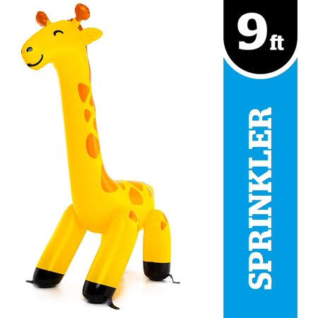 Giant Yellow Giraffe Inflatable Sprinkler I329