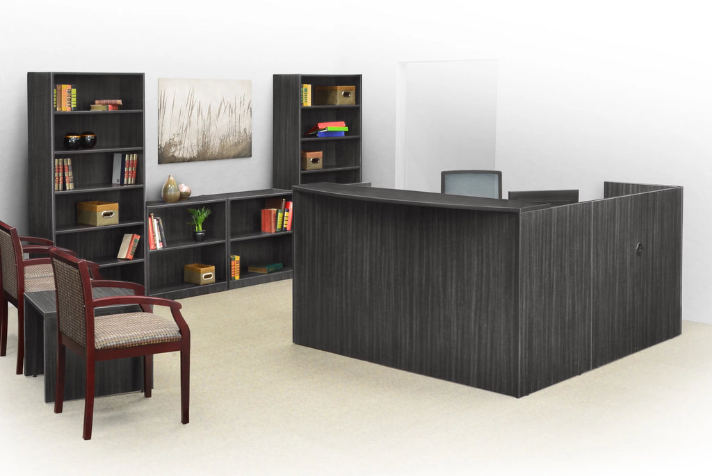 Reception Desk with File Cabinet F70716