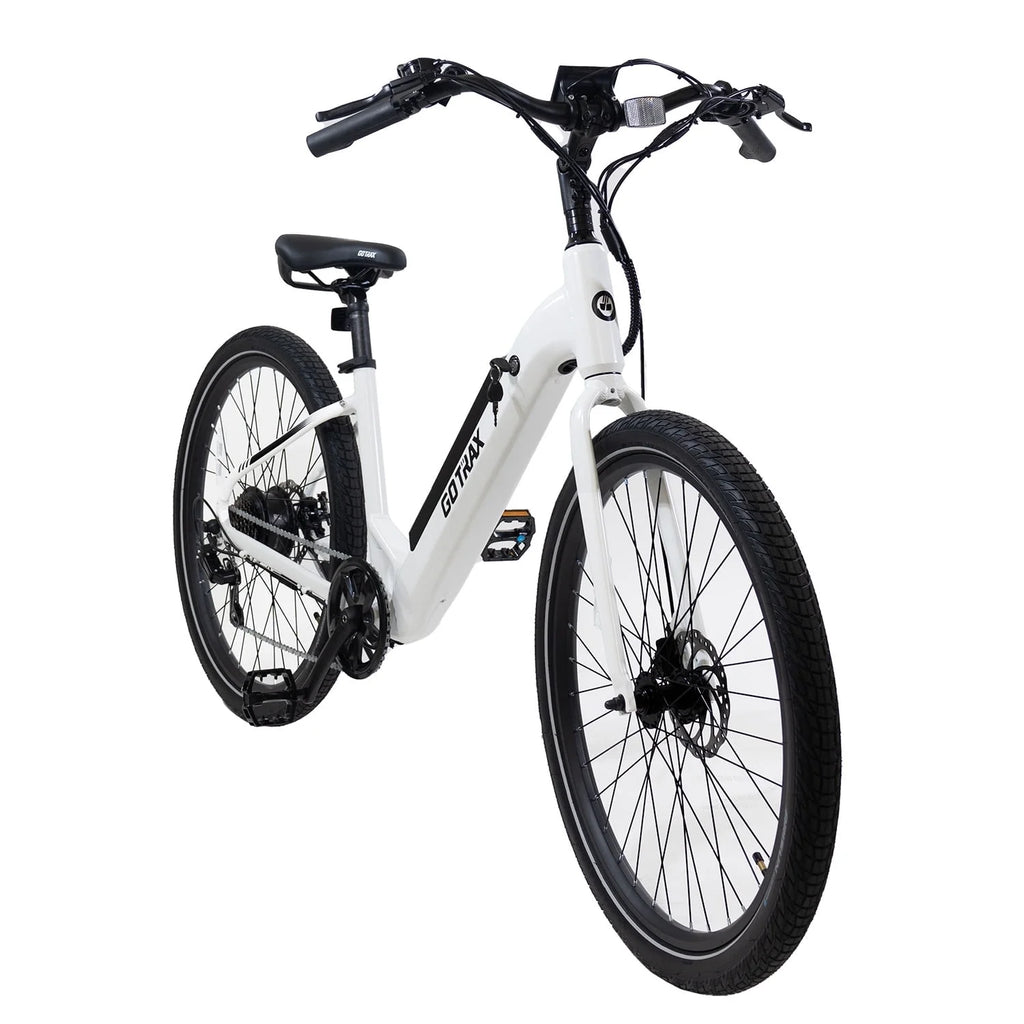 White 350W Step Thru Electric Bike K607677