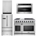 48 in. Gas Range, Dishwasher, Refrigerator, Microwave Drawer L173