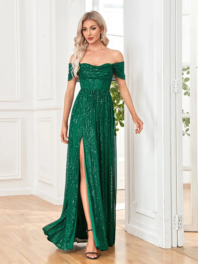 A-line Long Dress M15246