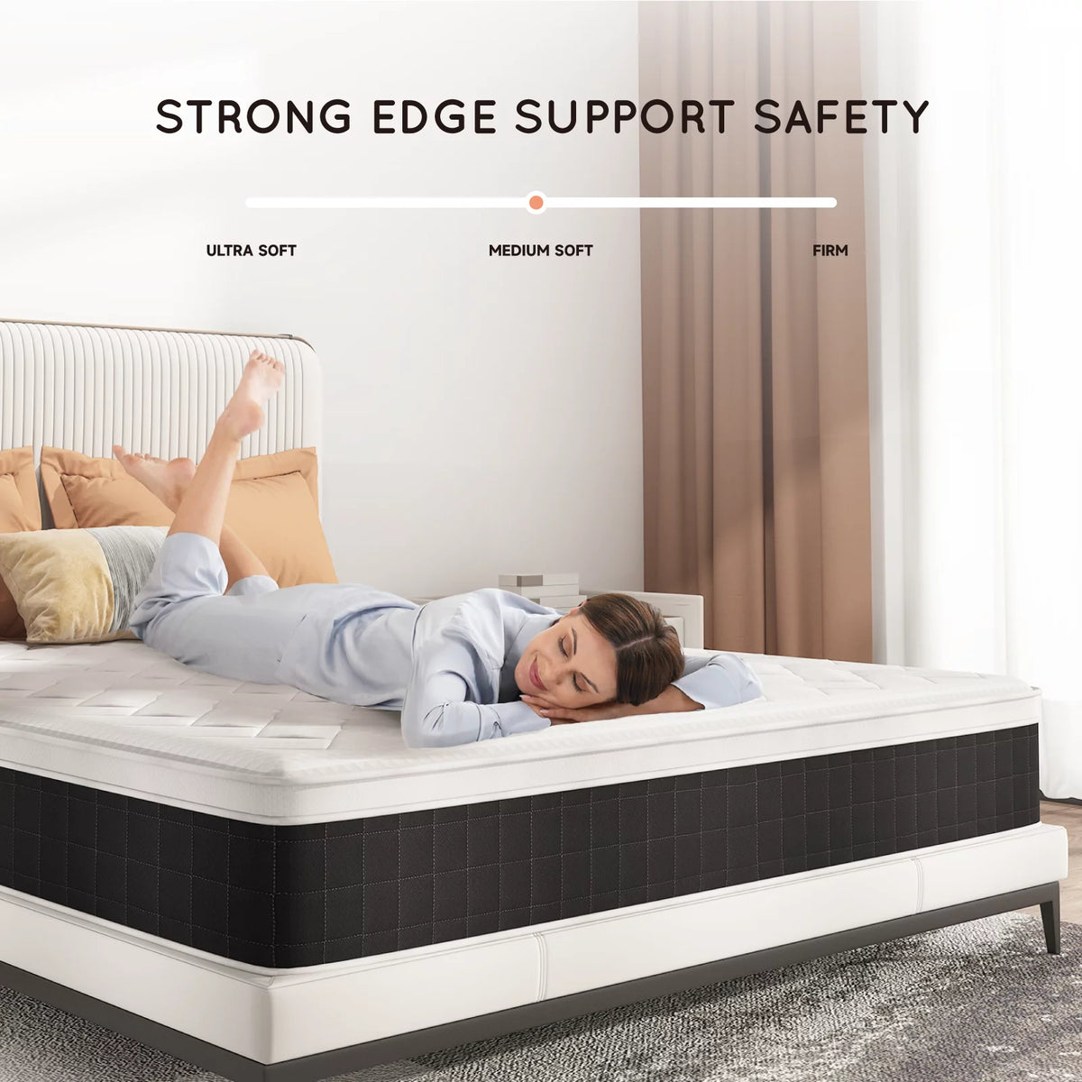 Full Size 10 inch Hybrid Mattress S6871