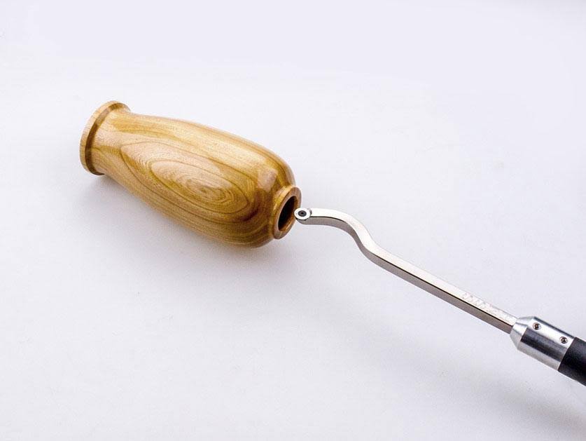 Set of 6 Full Size Carbide Wood Lathe Tools with 4 Handles V25778