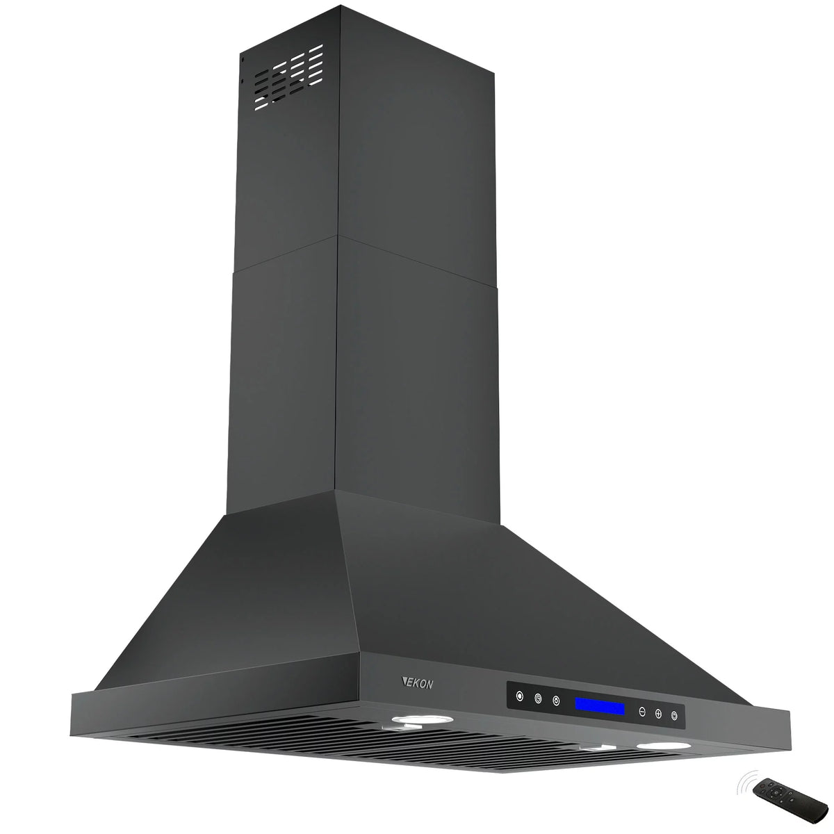 30 inch 900 CFM Convertible Black Stainless Steel Wall Mount Range Hood R12543