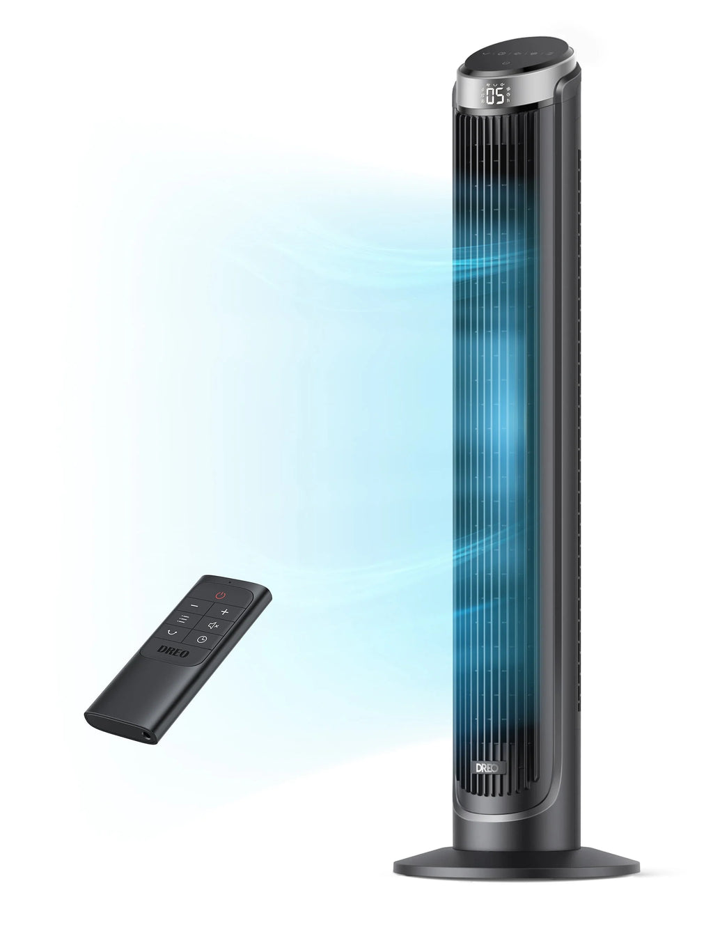 90° Oscillating Tower Fan with Remote, 4 Modes, 12H Timer, 40 Inch Z505299