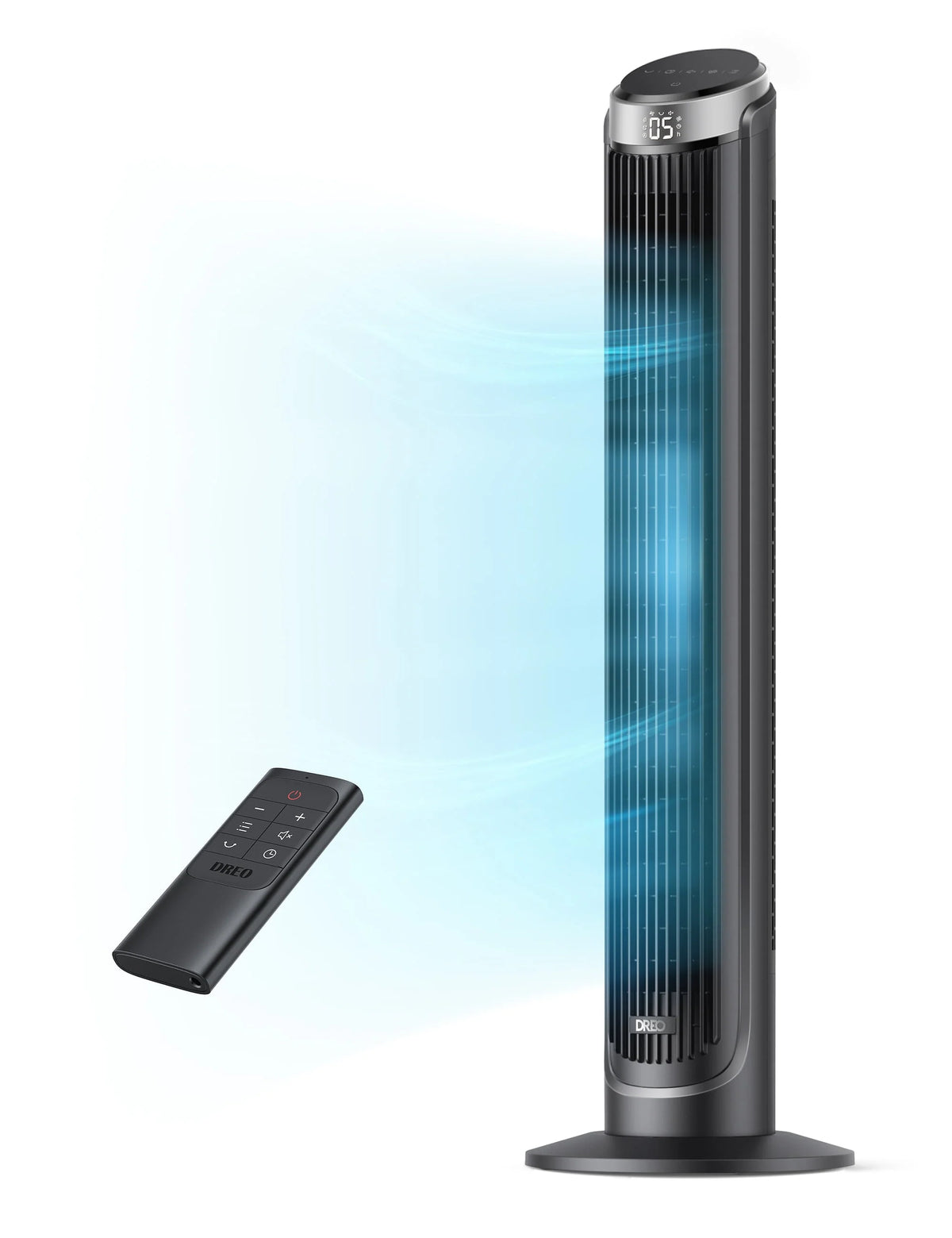 90° Oscillating Tower Fan with Remote, 4 Modes, 12H Timer, 40 Inch Z505299