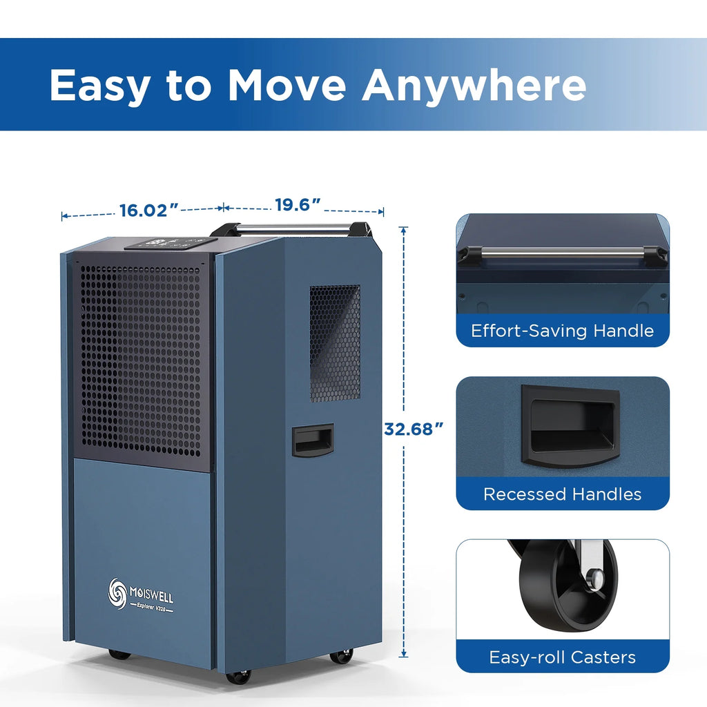 305 Pint Commercial Dehumidifier with Drain Hose T27561