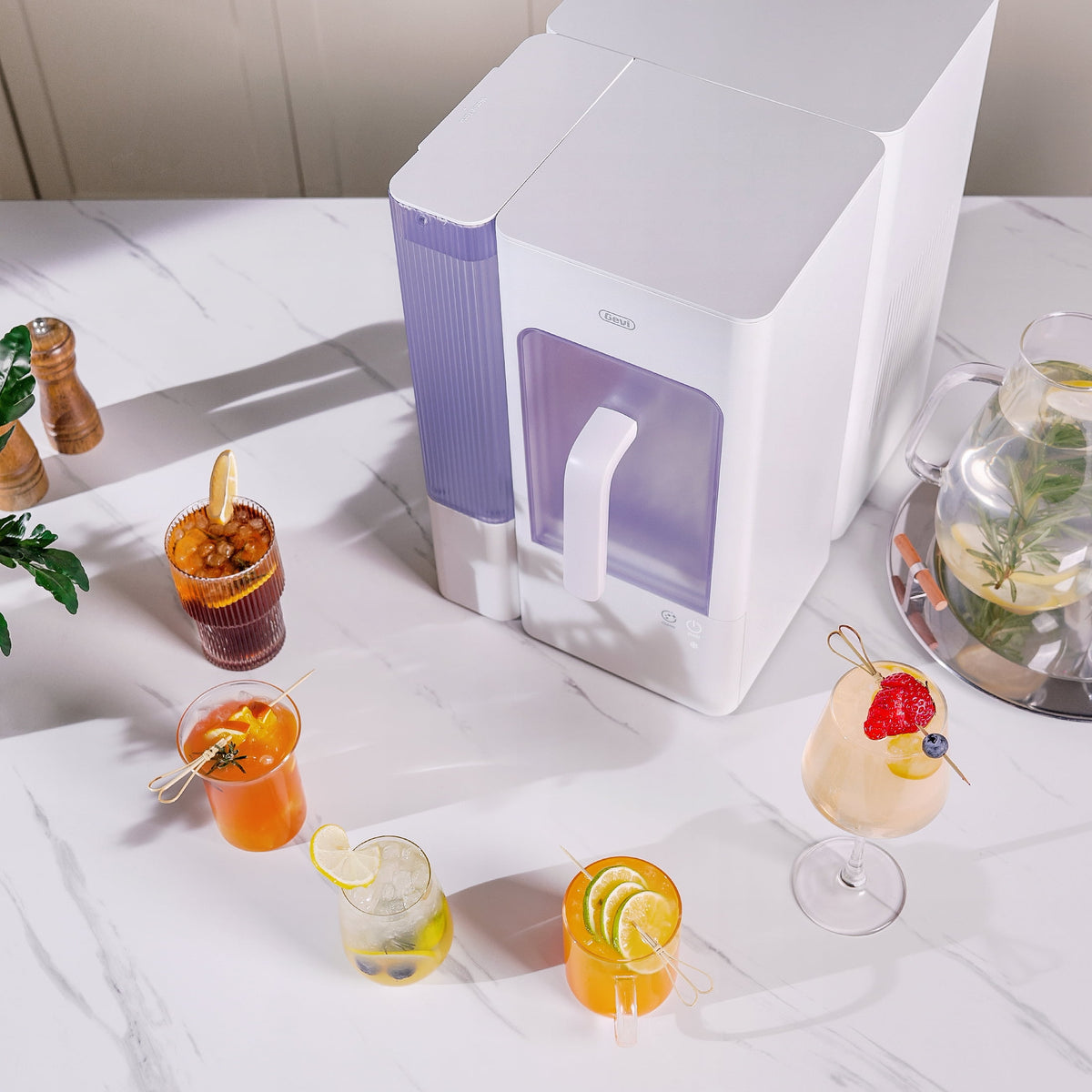 White Countertop Ice Maker with Soft Chewable Ice A532