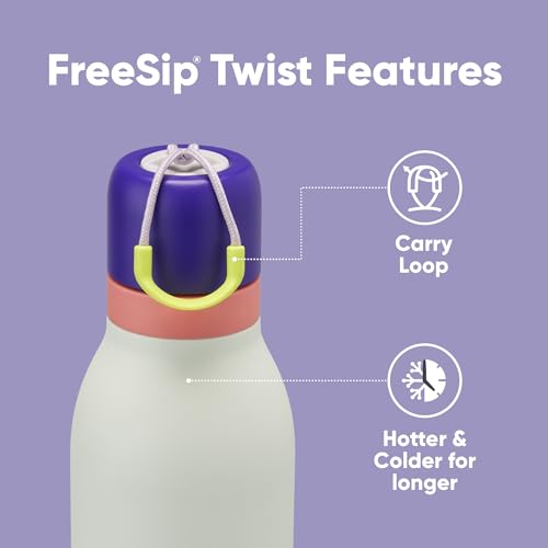 24-oz Insulated Stainless Steel Water Bottle with Straw O816