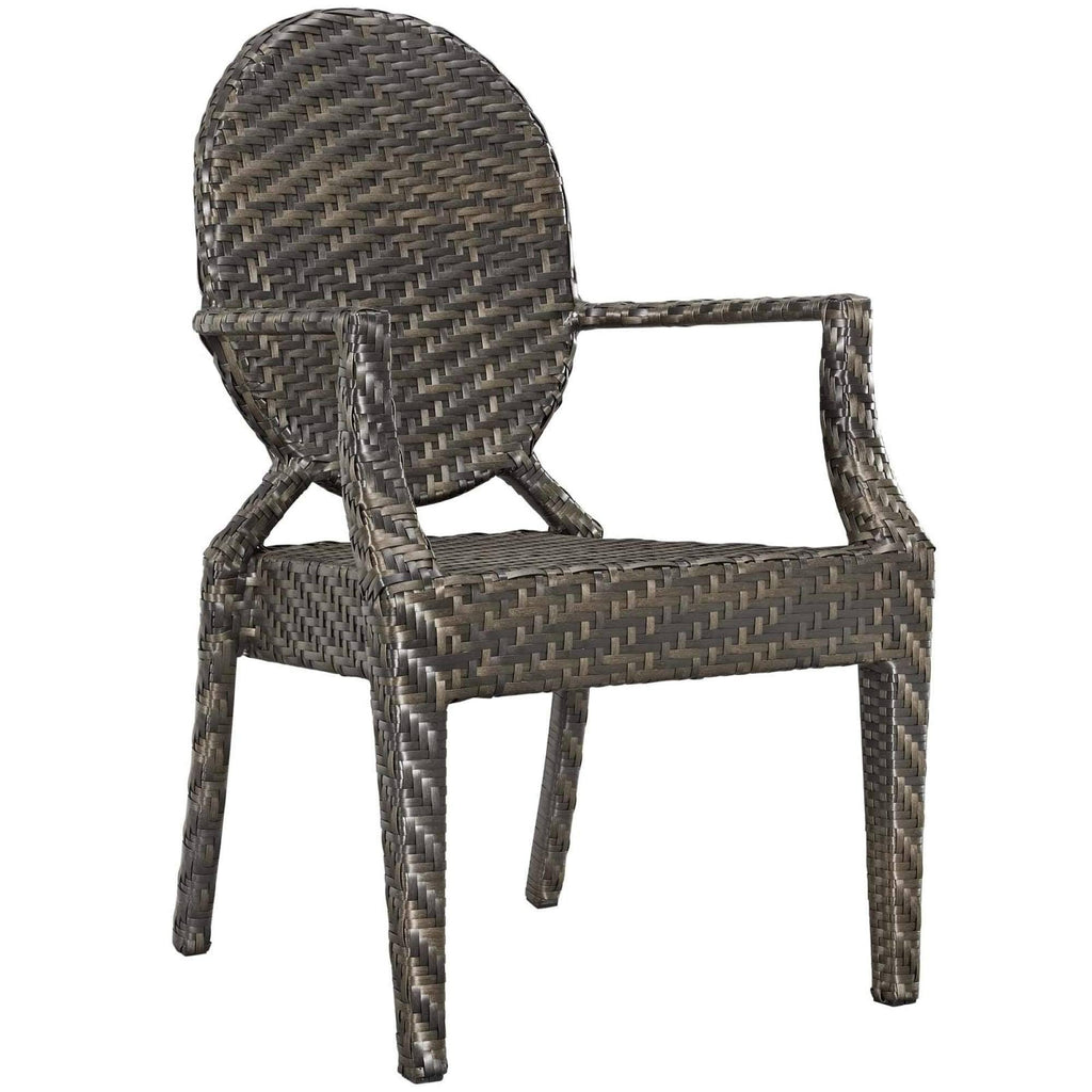 Brown Dining Patio Armchair F4344