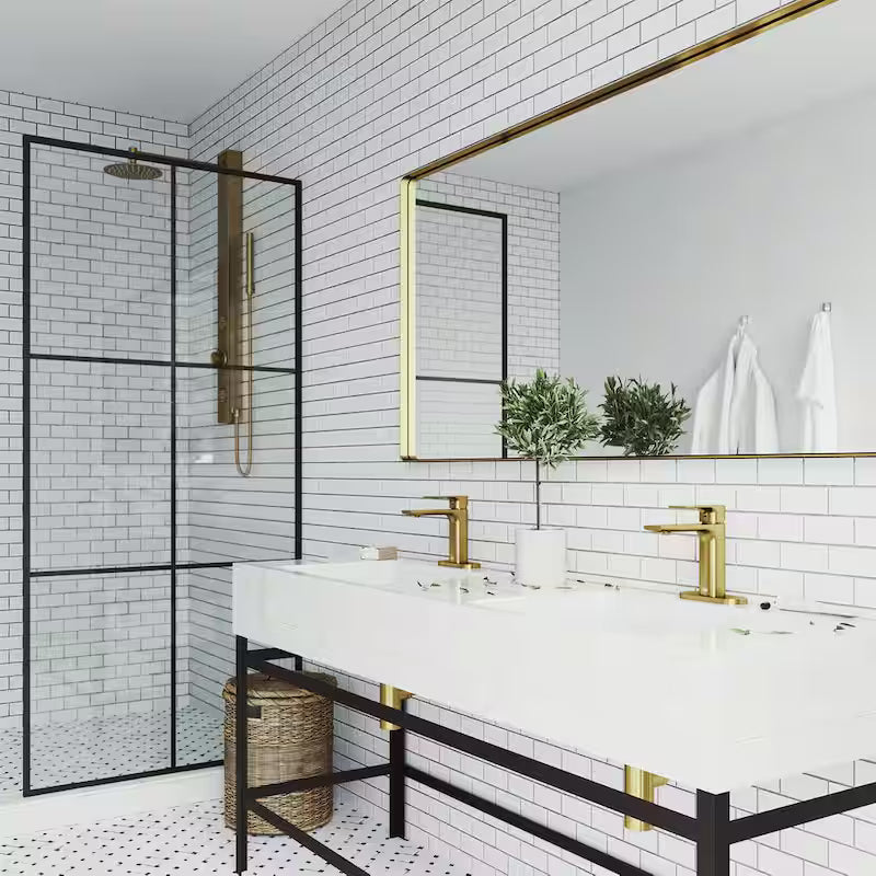Single Handle Single-Hole Bathroom Faucet Matte Brushed Gold G276910