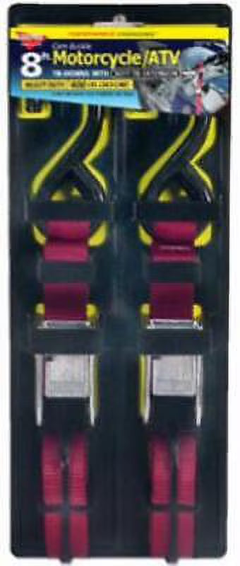 Black Tie Down Strap 1 in. W X 8 ft. L 400 lb F625501