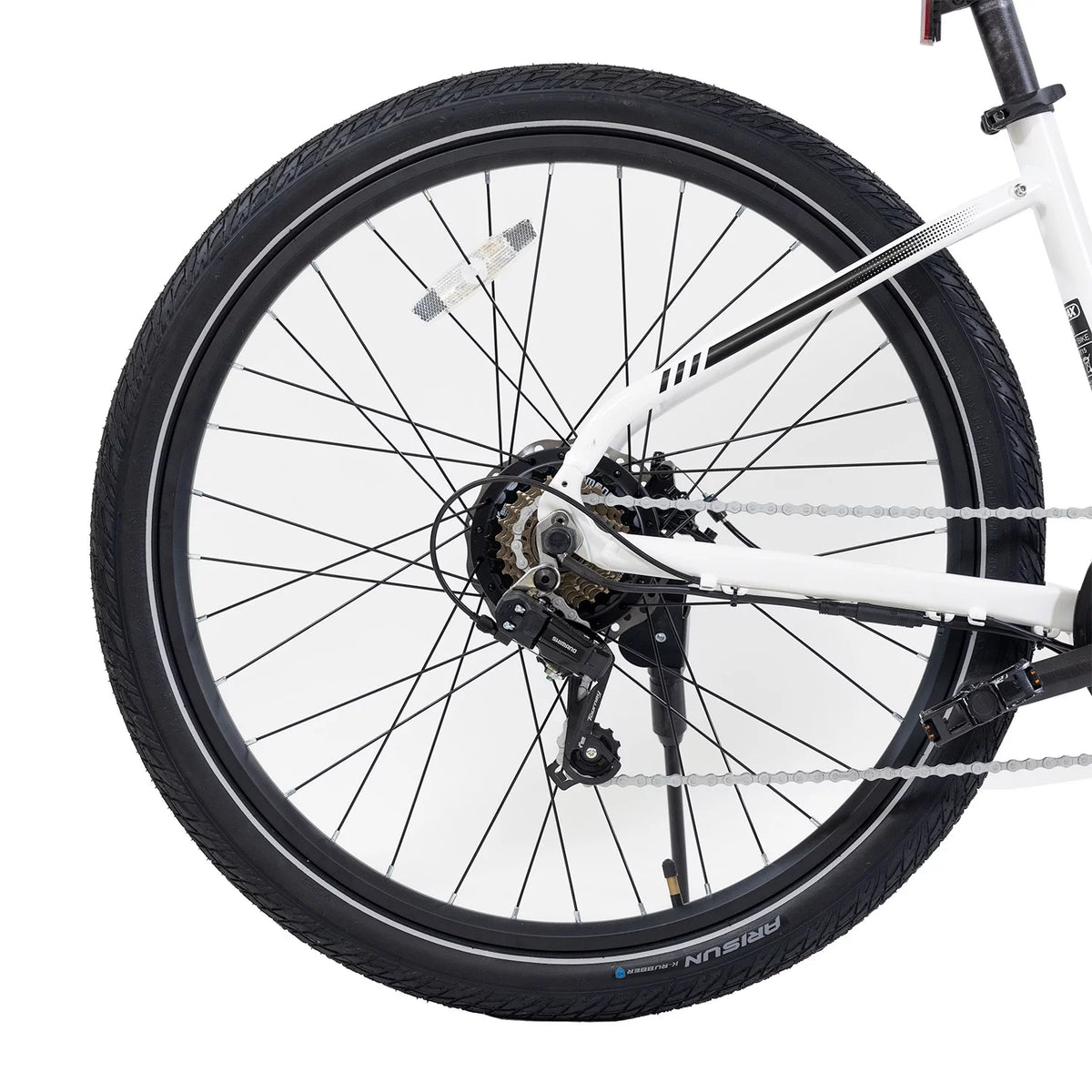 White 350W Step Thru Electric Bike K607677