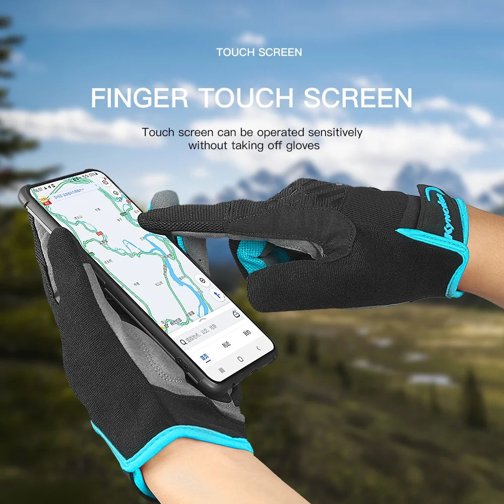 Full Finger Breathable Gel Pad Cycling Gloves Z26440