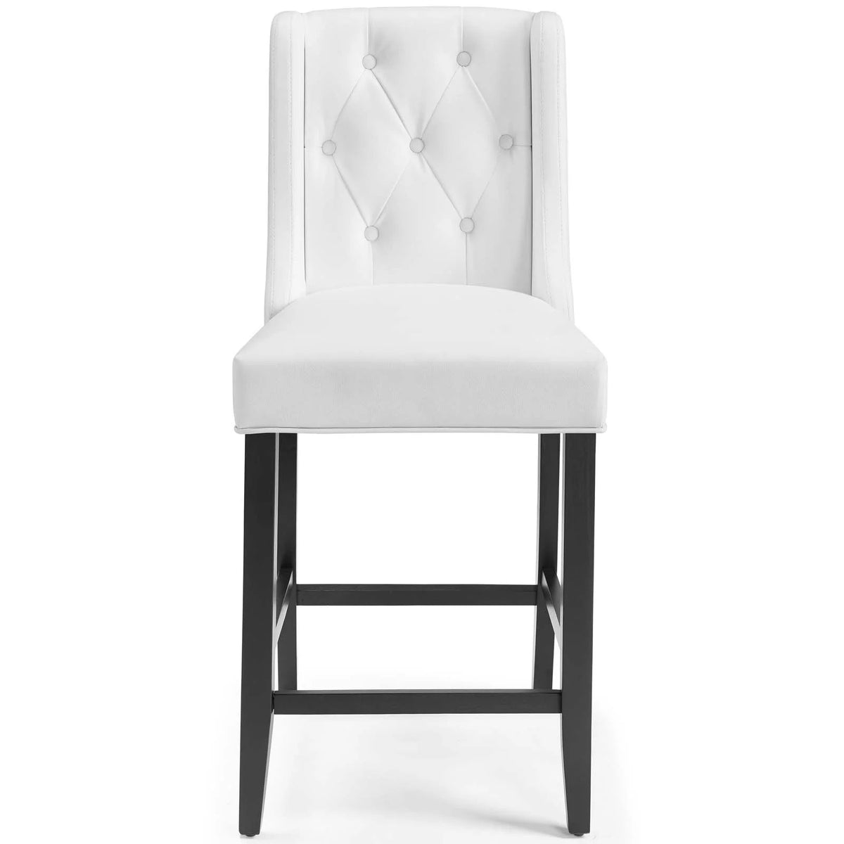 White Faux Leather Counter Stool A1372