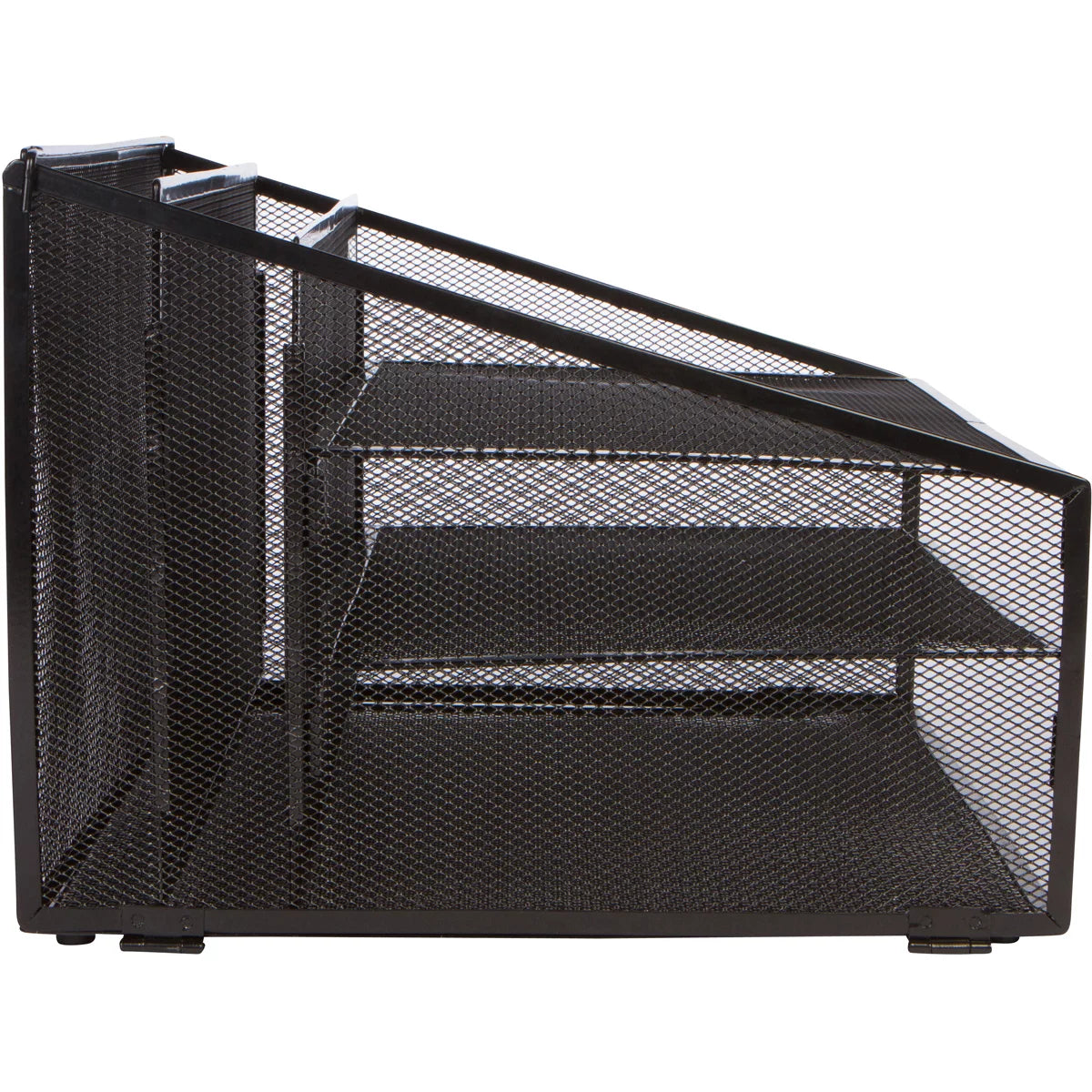 Metal Mesh Office Desk Organizer with 3 Paper Trays L7350