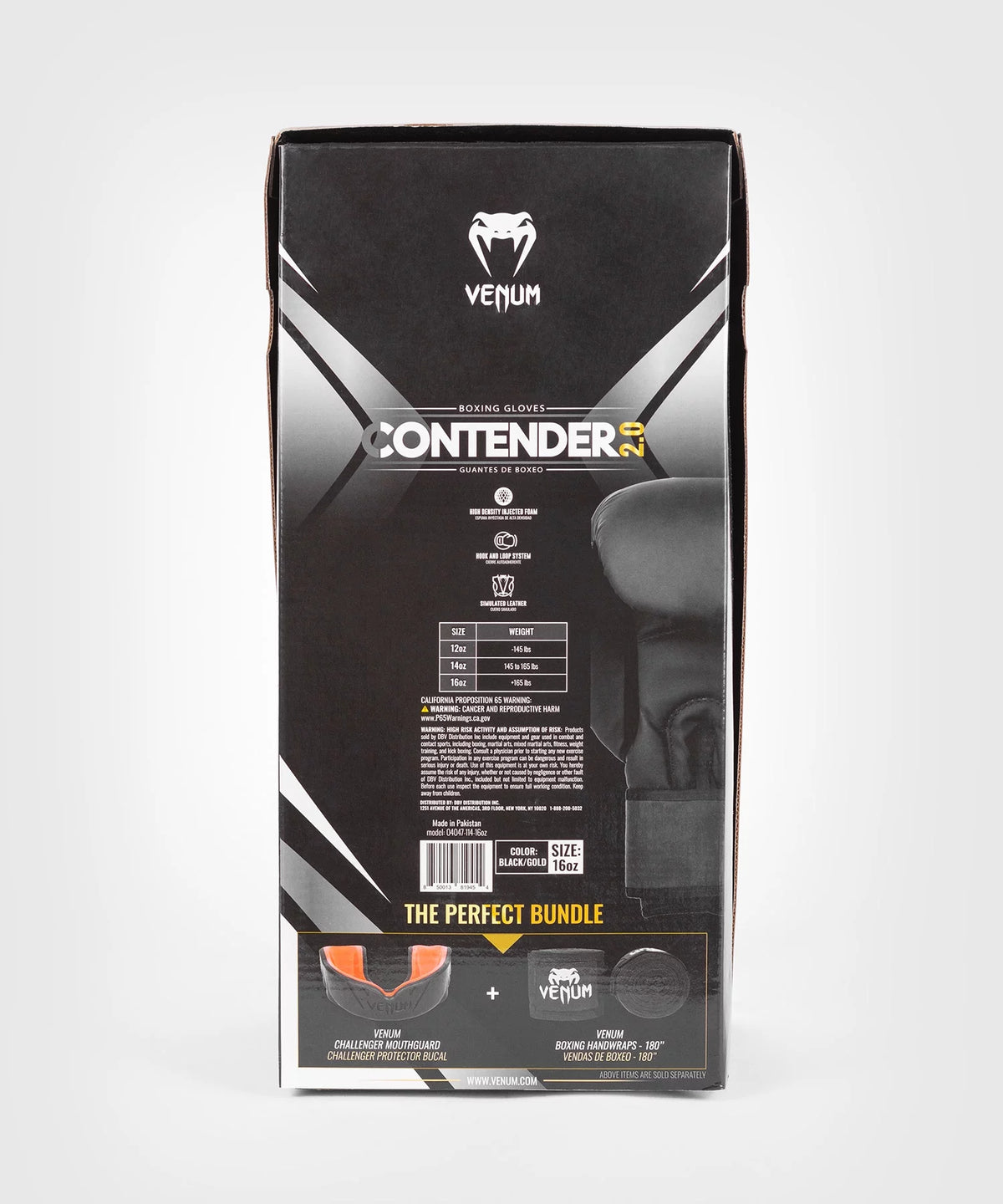 Black Gold 12 oz Boxing Gloves G109