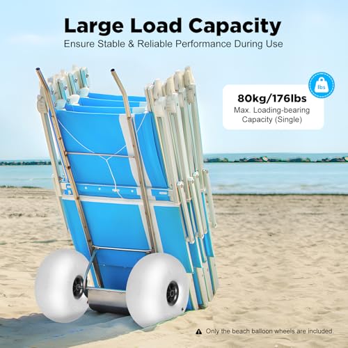 2pcs PVC Beach Balloon Wheels N189