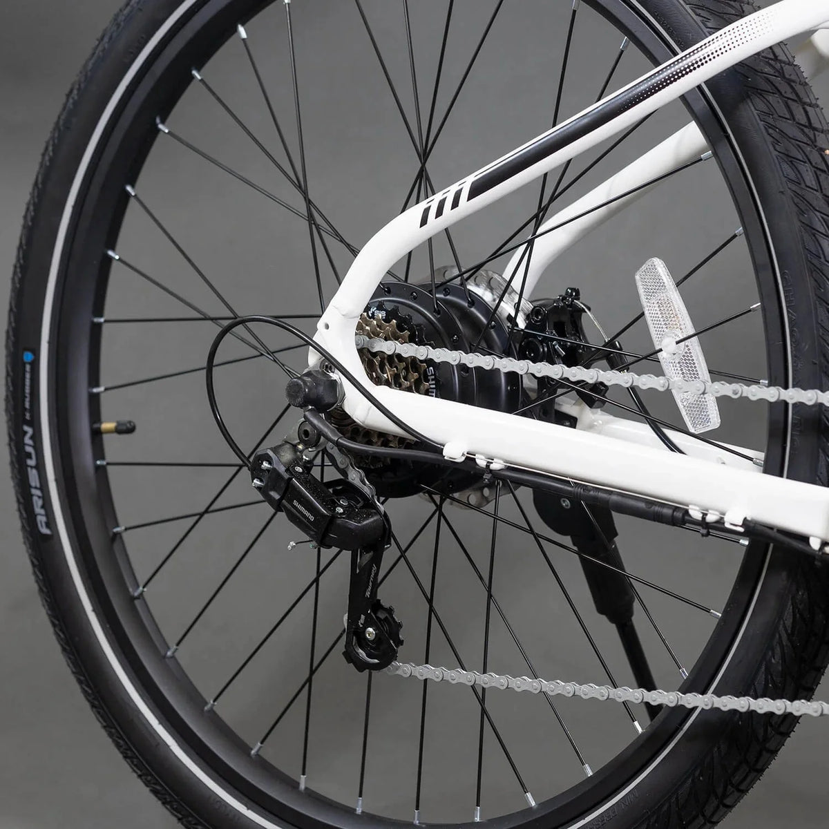 White 350W Step Thru Electric Bike K607677